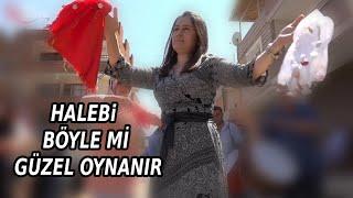 BİR BAYAN HALEBİYİ ANCAK BU KADAR ZARİF OYNAR MURAT POLATIN DÜĞÜNÜ İSLAHİYE GRUP ŞEN GÜNEY KAMERA