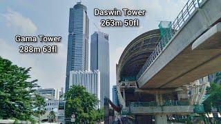 Hampir Jadi Daswin Office Tower 263m 50fl Jakarta Skyscraper Under Construction. Nov 14 2020