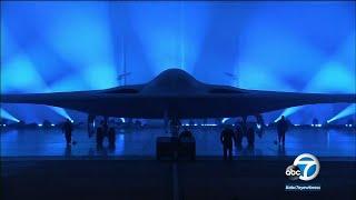 Air Forces newest stealth bomber the B-21 Raider unveiled in Palmdale