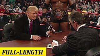 Mr. McMahon and Donald Trumps Battle of the Billionaires Contract Signing