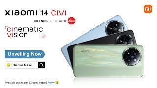 Xiaomi 14 CIVI - #CinematicVision  Launching on 12th June