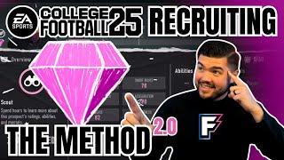 BEST RECRUITING METHOD IN COLLEGE FOOTBALL 25 v2.0