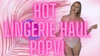 Sexy Lingerie Try On POPVI Lingerie Haul Mesh Lingerie Sets + Sheer Bodysuits