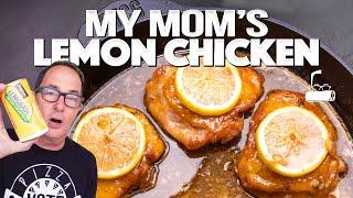 MY MOMS UNBELIEVABLE AND DELICIOUS SECRET RECIPE FOR LEMON CHICKEN  SAM THE COOKING GUY