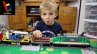 SURPRISING CLARK WITH A LEGO TRAIN LEGO City 60198 Cargo Train