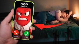 Inside out emotions ANGER is calling at 3AM Horror Movie