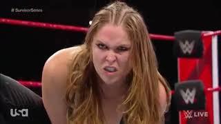 Smackdown Women invade RAW  Becky Lynch vs Ronda Rousey  Survivor Series