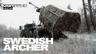Swedish Archer FH77BW L52 Howitzer in the Donetsk Region. Sniper Artillery in Action