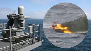 US Navy Obliterates Attacking Fast-Boat – Mk 38 MOD 2 25mm Gun System Live-Fire Exercise