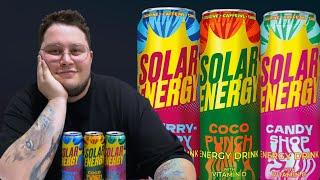 ПРОБУЮ SOLAR ENERGY DRINK CHERRY BERRY  CANDY SHOP  COCO PUNCH