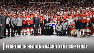 Florida Panthers win the Eastern Conference FULL REACTION Handshake line interviews & analysis