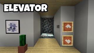 REALISTIC ELEVATOR Tutorial in Minecraft Bedrock Edition