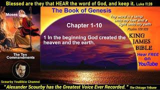 01   Genesis KJV 1-50  New  Audio and Text  by Alexander Scourby  God is Love and Truth.