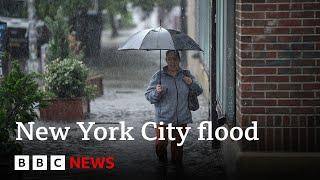 New York City State of emergency declared over flash flooding - BBC News