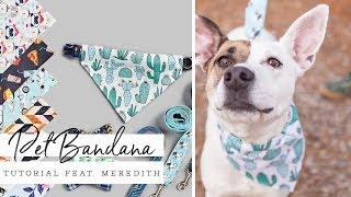 Easy Pet Bandana  Spoonflower