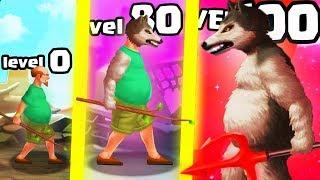 IS THIS THE HIGHEST LEVEL STRONGEST HUMAN MUTANT EVOLUTION? 1000+ WOLF LEVEL l Mutant Battle New