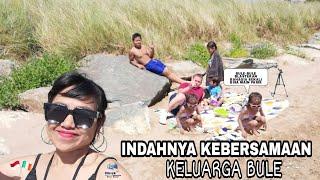 INDAHNYA KEBERSAMAAN BERSAMA KELUARGA BULE MENIKMATI MUSIM PANAS DI PANTAI DUNCANNON IRLANDIA 