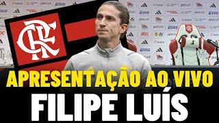 APRESENTAÇÃO DE FILIPE LUÍS AO VIVO