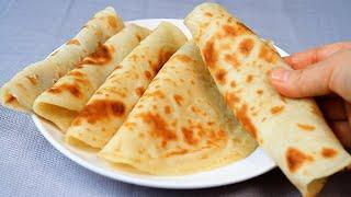 Ready In Only 5 Minutes No Rolling No Kneading Soft Chapati Make With Liquid Dough