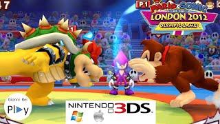 Wrestling Mario & Sonic Olympic Games London Nintendo 3DS WWE Godzilla vs Kong Gameplay