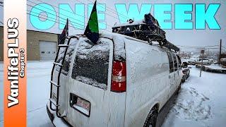 Canadian Winter in a Van - What its ACTUALLY Like One Week