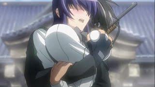 Saeko & Takashi VS zombies  Hot battle  High school of the dead  #anime #hotd