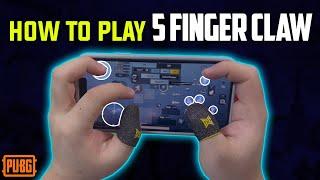 How To Play 5 Finger Claw  Chinese Pro Player  PUBG MOBILE