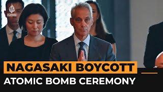 US ambassador leads boycott of Nagasaki atomic bombing ceremony  AJ #Shorts