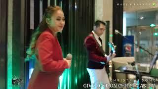 GIVE LOVE ON CHRISTMAS DAY  CHRISTMAS SONG - MARJ & FRANCO COVER