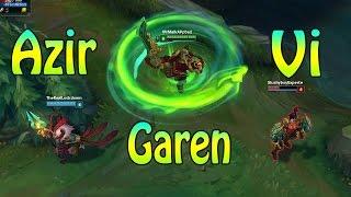 NEW SKINS - WARRING KINGDOM - GAREN AZIR und VI - Skin Spotlight