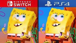 SpongeBob SquarePants The Cosmic Shake  Switch vs PS4 Full Graphics Comparison