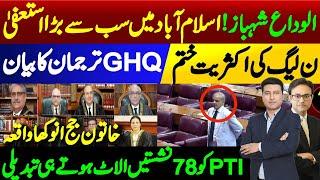 Bye Bye Shehbaz Sharif  Biggest Resignation after Supreme Court allotted 78 Seat to PTI Imran Khan