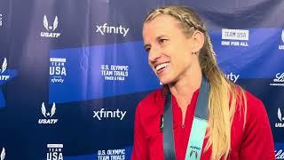 Bowerman Track Clubs Karissa Schweizer Elated After 5000m 3rd Place to Qualify for Paris Olympics