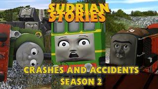 Sudrian Stories Crashes & Accidents SEASON 2  Thomas & Friends Trainz