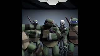 TMNT  Raphael punched Mickey  Funny moment