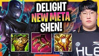 DELIGHT TRIES NEW META SHEN  HLE Delight Plays Shen Support vs Leona  Season 2024