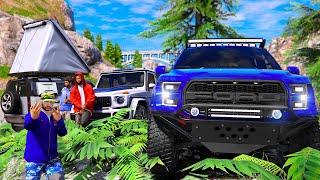 РЕАЛЬНАЯ ЖИЗНЬ В GTA 5 - ПОЕЗДКА С МУЖИКАМИ ЗА ГОРОД НА БЕЗДОРОЖЬЕ ПРОЕХАЛИ ПО РЕКЕ ВОТЕР