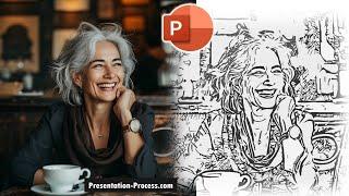 Pencil Sketch Effect in PowerPoint  Coffee Painting Effect & More