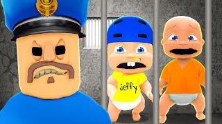 Baby and Jeffy Escape Barrys Prison