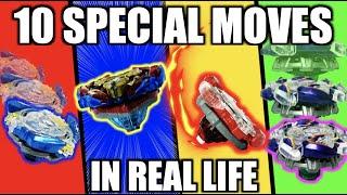Learning 10 Beyblade Special Moves IN REAL LIFE