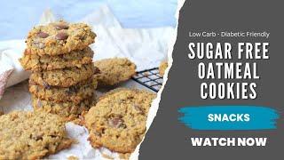 Sugar Free Oatmeal Cookies Recipe  Low Carb Recipe