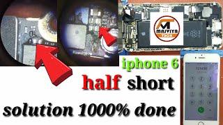 IPhone 66s dead fault half shot 100% ok solution VCC main shot   by malviya tech