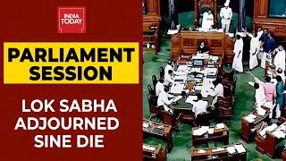 Lok Sabha Adjourned Sine Die Witnesses 22% Productivity In Monsoon Session  Breaking News