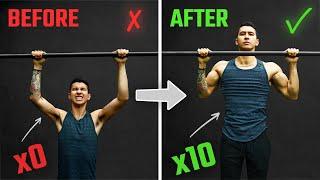 How To Increase Your Pull-Ups From 0 to 10+ Reps FAST 3 Science-Based Tips
