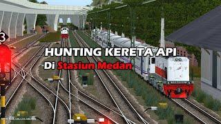 Aktivitas Kereta Api Di Stasiun Medan  Trainz Hunting EPS 20