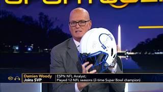 HOW DO YOU MISS THAT? - Scott Van Pelt demonstrates a facemask penalty after Bengals vs. Ravens