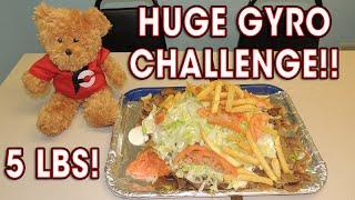 5lb Greek GYRO Eating Challenge w Ramsey Hilton