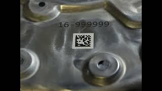 Laser marking for parts on aluminum die castings