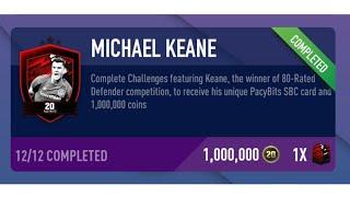 Michael Keane PACYBITS 20 SBC All Solutions.