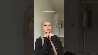 styling jersey hijab  easy hijab tutorial  #hijabstyle #hijab #حجاب #hijabtutorial #viral